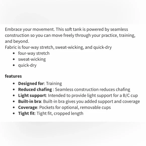 Lululemon Ebb to Street Cropped Tank Distorted Noise Mineral Blue Pastel Sz 8! - Picture 3 of 8